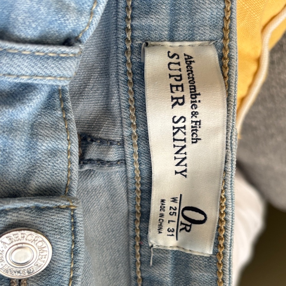 Abercrombie & Fitch Light Blue Denim Jeans